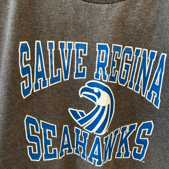 Youth large 10/12 unisex Salve  Regina Seahawks university dark grey teeshirt - Picture 2 of 8